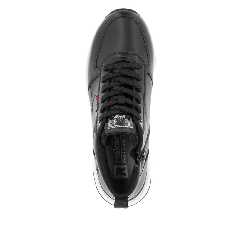 Rieker Artikelnummer 42570-00 Rieker Damen Sneaker High mattschwarz Top Angebot