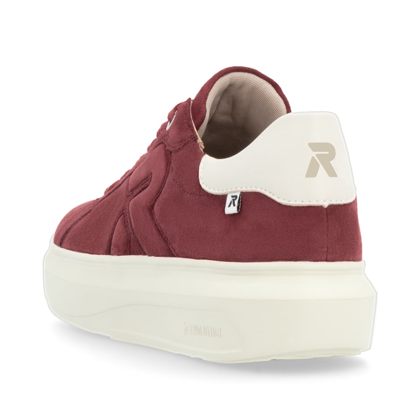 Rieker Artikelnummer W1204-35 Rieker Damen Sneaker Low kirschrot Neueste Mode