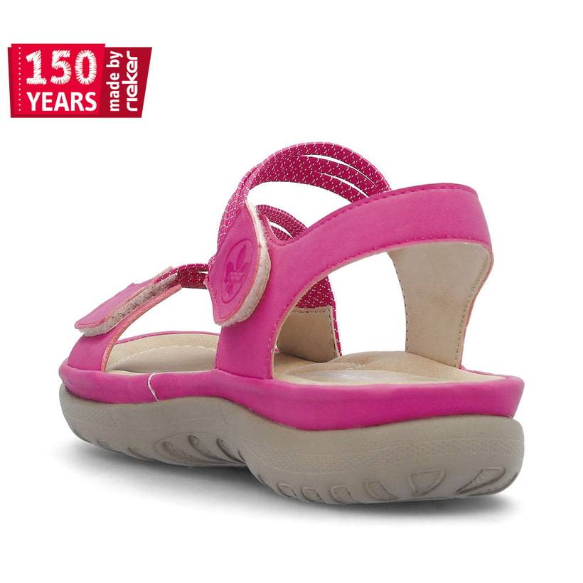 Rieker Artikelnummer 64870-31 Rieker Damen Riemchensandalen rosa Exklusive Angebote