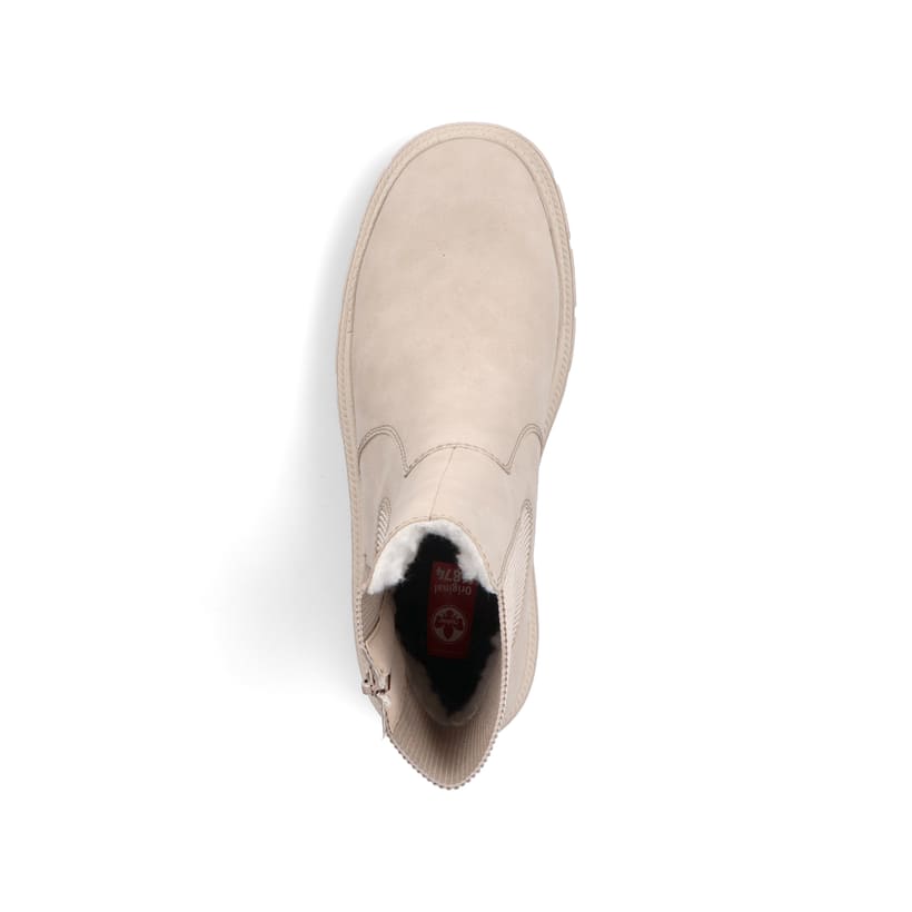 Rieker Artikelnummer Y9373-62 Rieker Damen Chelsea Boots cremebeige Blitzangebot