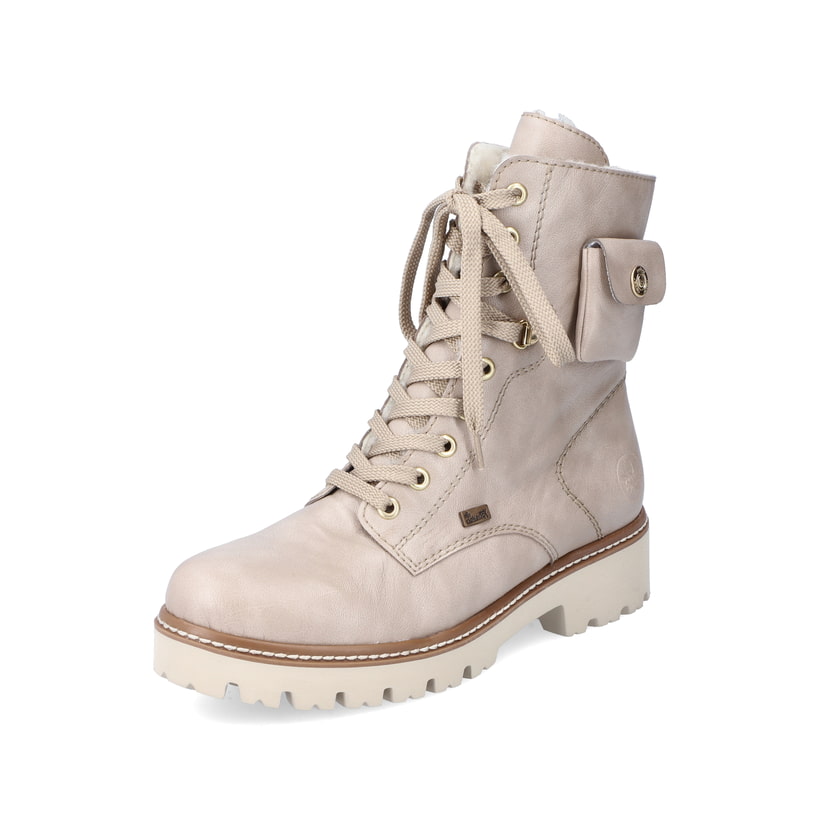 Rieker Artikelnummer Z5711-62 Rieker Damen Biker Boots hellbeige Große Rabatte