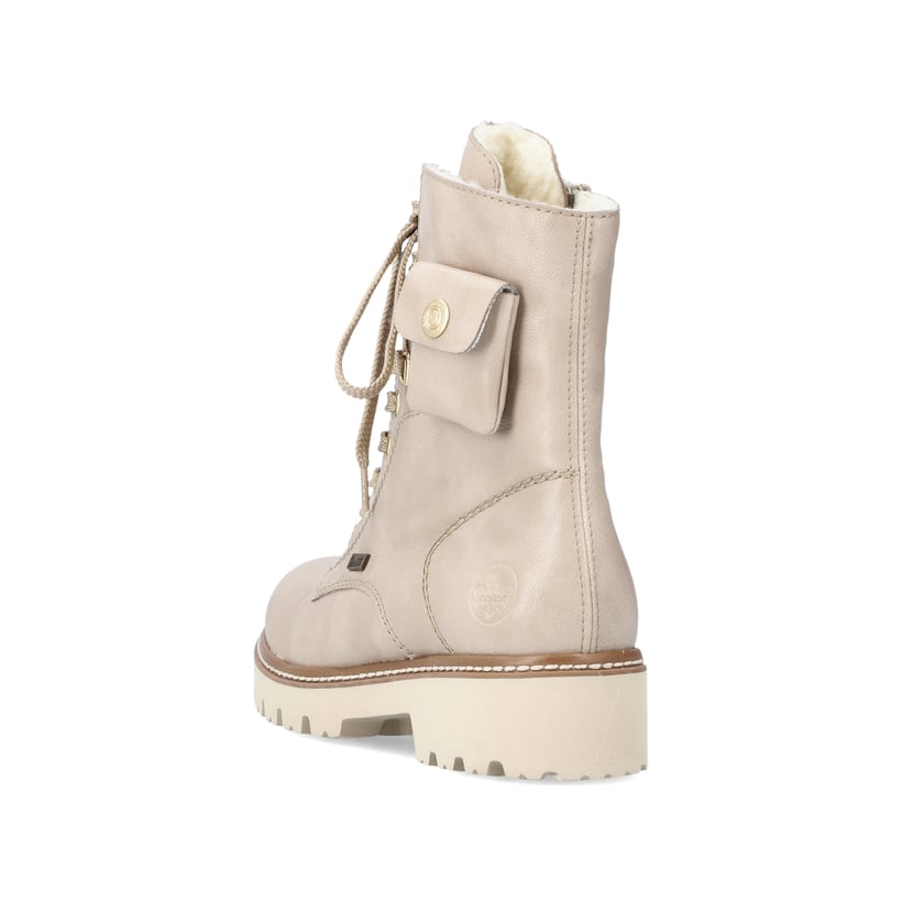 Rieker Artikelnummer Z5711-62 Rieker Damen Biker Boots hellbeige Große Rabatte