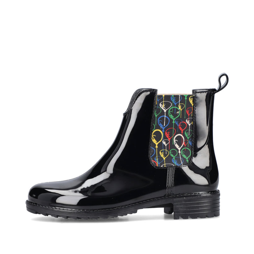 Rieker Artikelnummer P8280-07 Rieker Damen Chelsea Boots glanzschwarz Neuheiten