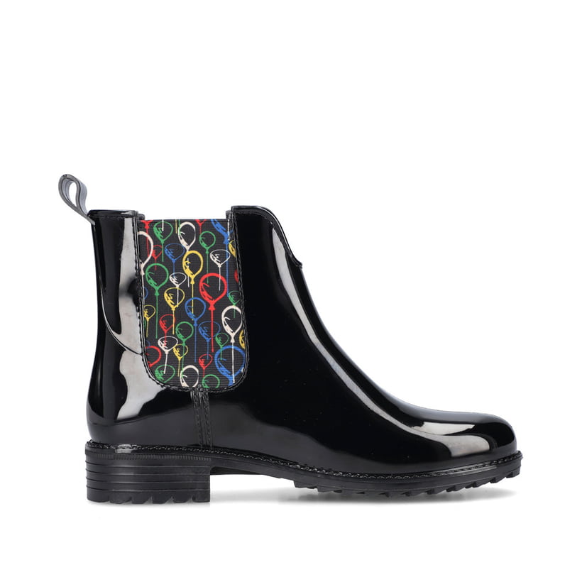 Rieker Artikelnummer P8280-07 Rieker Damen Chelsea Boots glanzschwarz Neuheiten