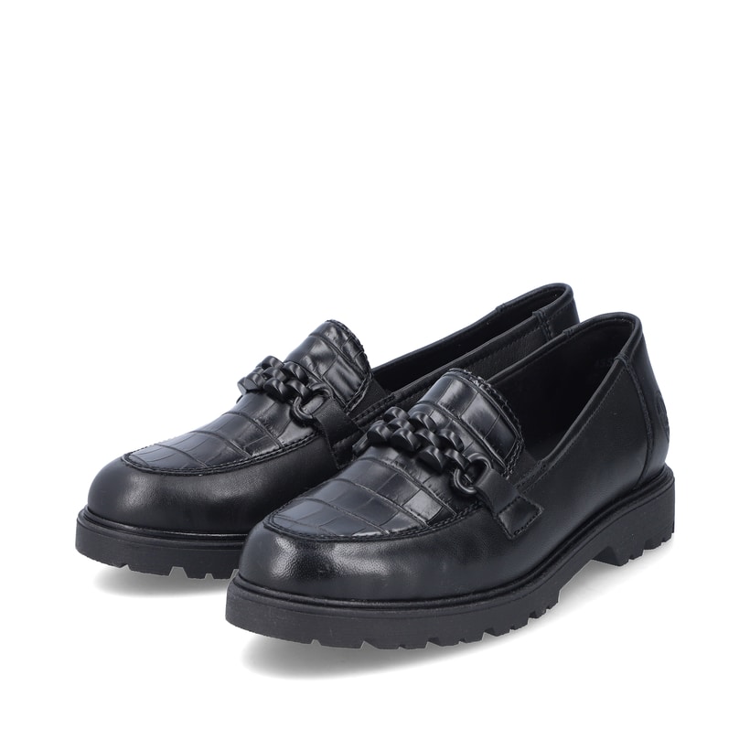 Rieker Artikelnummer 45561-01 Rieker Damen Slipper tiefschwarz Saisonale Angebote