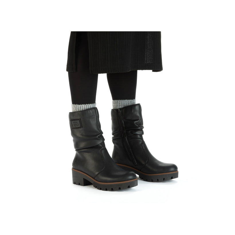 Rieker Artikelnummer 79260-00 Rieker Damen Kurzstiefel nachtschwarz Kauf eins, bekomm eins gratis