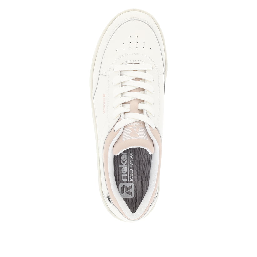 Rieker Artikelnummer 41910-80 Rieker Damen Sneaker Low antique white Riesige Ersparnisse