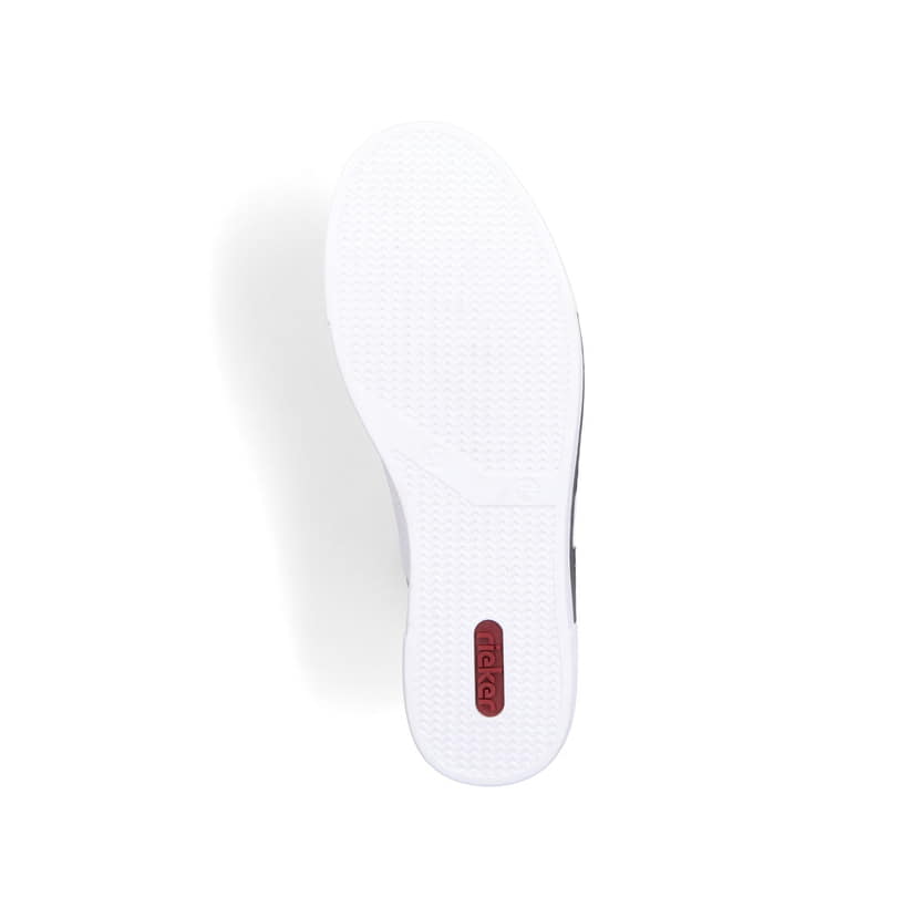 Rieker Artikelnummer N4936-81 Rieker Damen Sneaker Low lilienweiß-nachtschwarz VIP-Rabatte