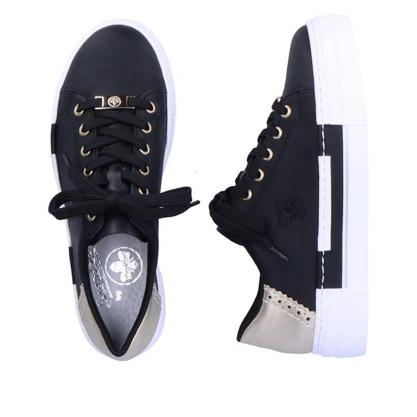 Rieker Artikelnummer N4931-00 Rieker Damen Sneaker Low graphitschwarz Tiefpreis