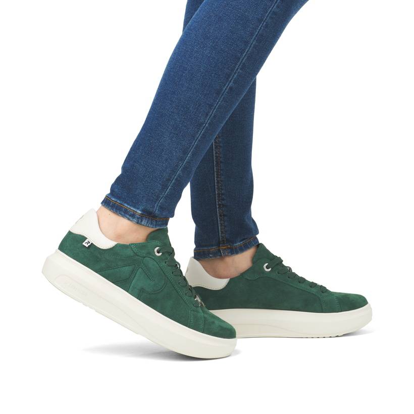 Rieker Artikelnummer W1204-54 Rieker Damen Sneaker Low waldgrün Wochenangebot