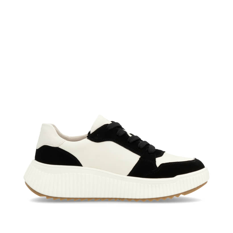 Rieker Artikelnummer W1700-60 Rieker Damen Sneaker Low vanilleweiß-schwarz Begrenzte Freigabe