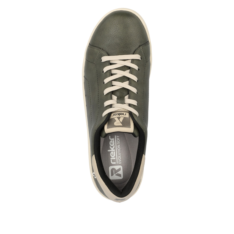 Rieker Artikelnummer 41902-52 Rieker Damen Sneaker Low khaki grey Neueste Stile
