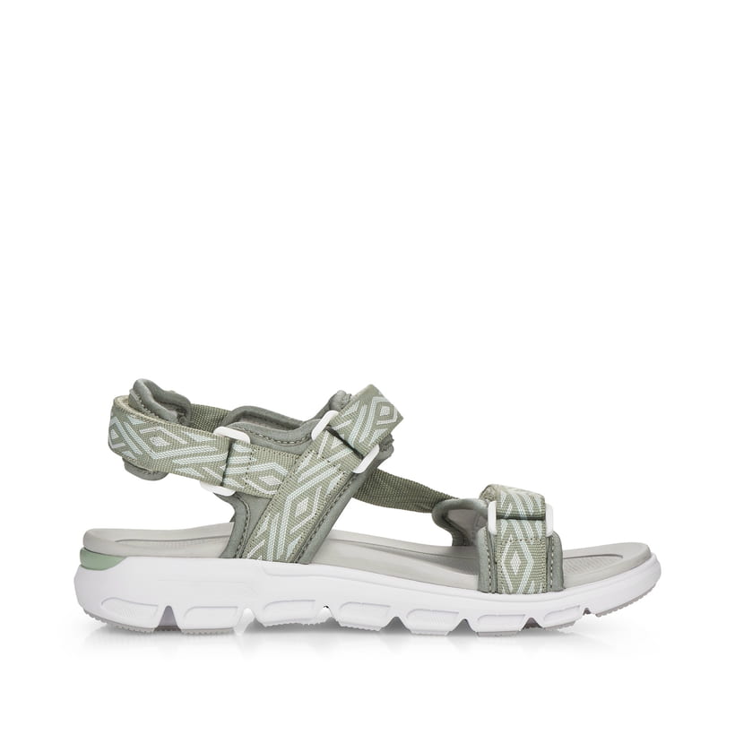 Rieker Artikelnummer V8402-52 Rieker Damen Trekkingsandalen mint green Letzter Tag