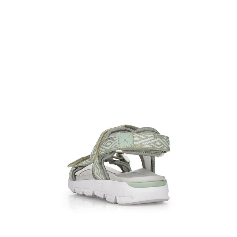 Rieker Artikelnummer V8402-52 Rieker Damen Trekkingsandalen mint green Letzter Tag