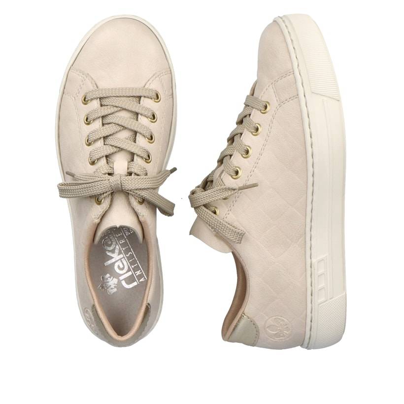 Rieker Artikelnummer L9800-80 Rieker Damen Sneaker Low hellbeige Bis zu 65% Rabatt