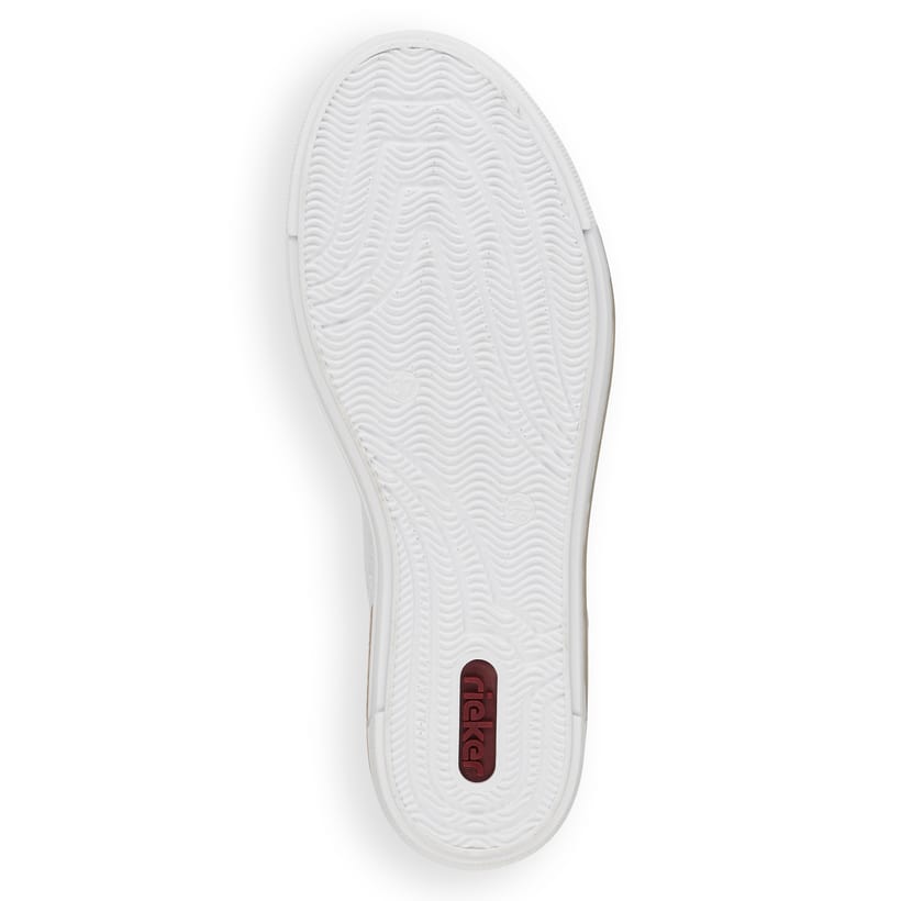 Rieker Artikelnummer L88W2-80 Rieker Damen Sneaker Low perlweiß Sonderangebot der Fabrik