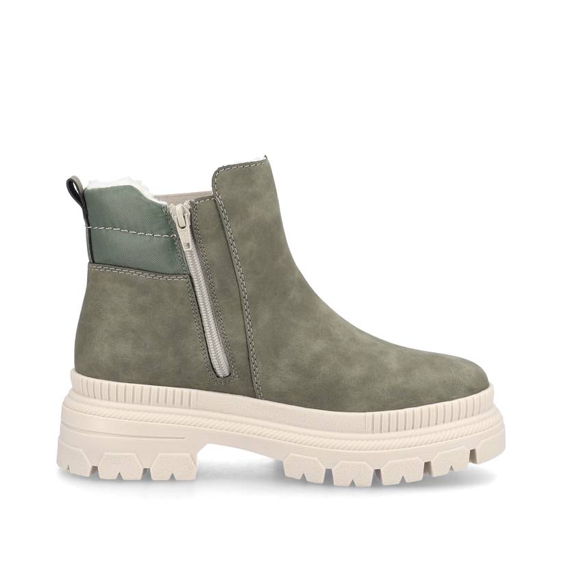 Rieker Artikelnummer Y9350-54 Rieker Damen Chelsea Boots olivgrün Nur noch ein Tag übrig
