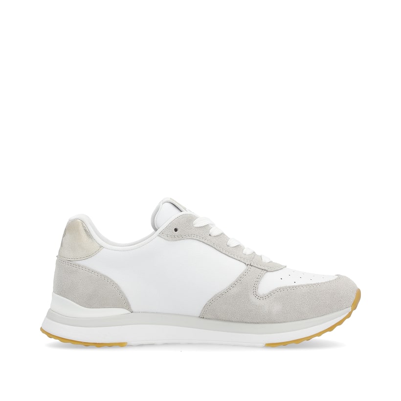 Rieker Artikelnummer 42501-81 Rieker Damen Sneaker Low pearl-white clay-beige 50% Rabatt mit kostenlosem Versand