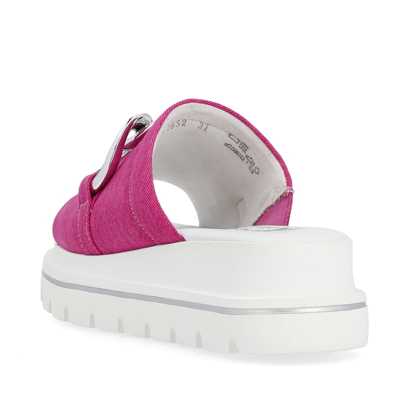 Rieker Artikelnummer W1652-31 Rieker Damen Pantoletten fuchsia Fabrikladen