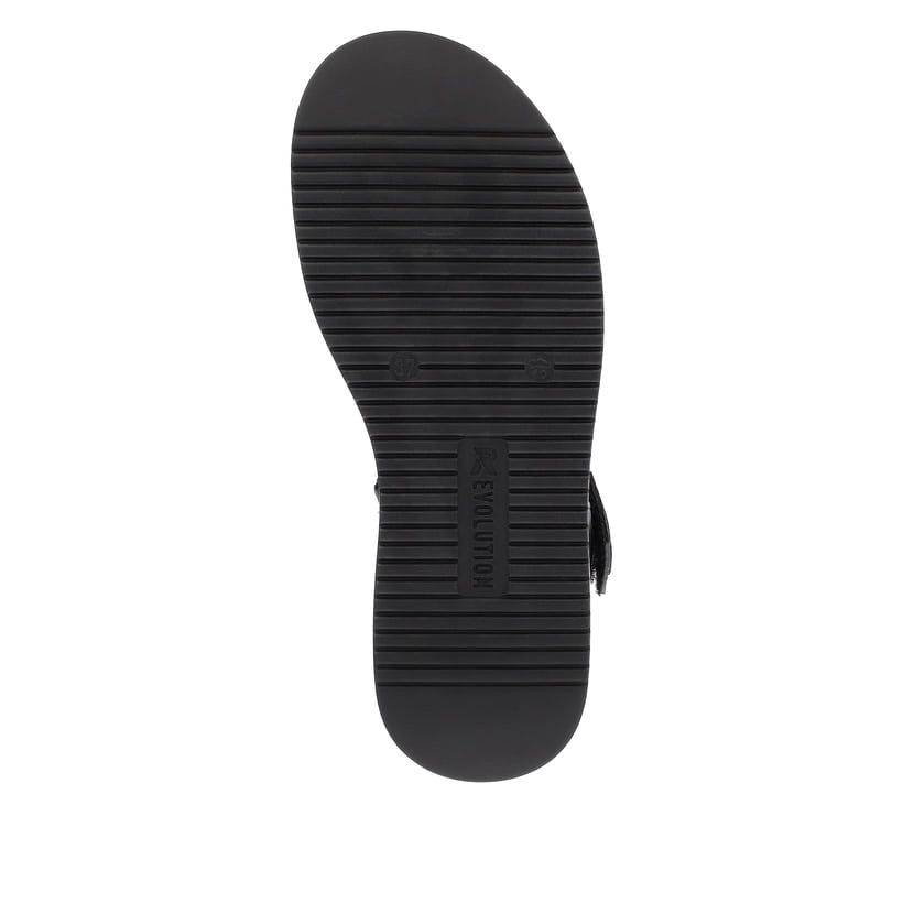 Rieker Artikelnummer W0851-00 Rieker Damen Riemchensandalen night black 50% Rabatt für begrenzte Zeit