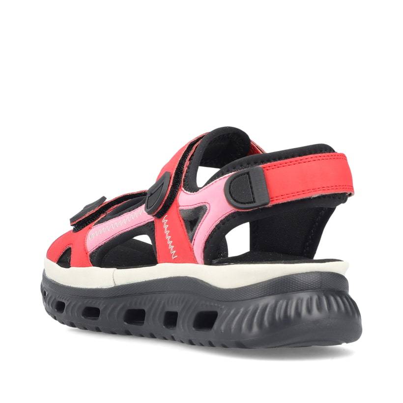 Rieker Artikelnummer 64074-33 Rieker Damen Trekkingsandalen feuerrot Rabatte dieses Monats
