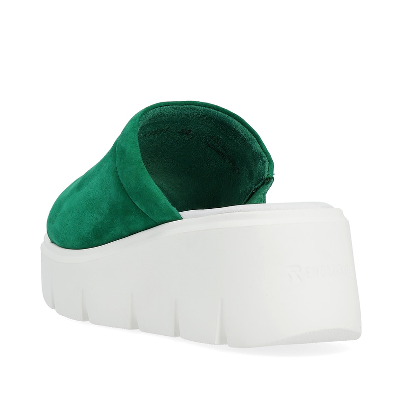 Rieker Artikelnummer W1551-52 Rieker Damen Pantoletten smaragd green Outlet