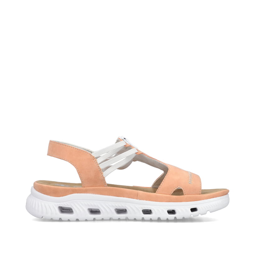 Rieker Artikelnummer 64051-38 Rieker Damen Trekkingsandalen pastellorange Auslauf