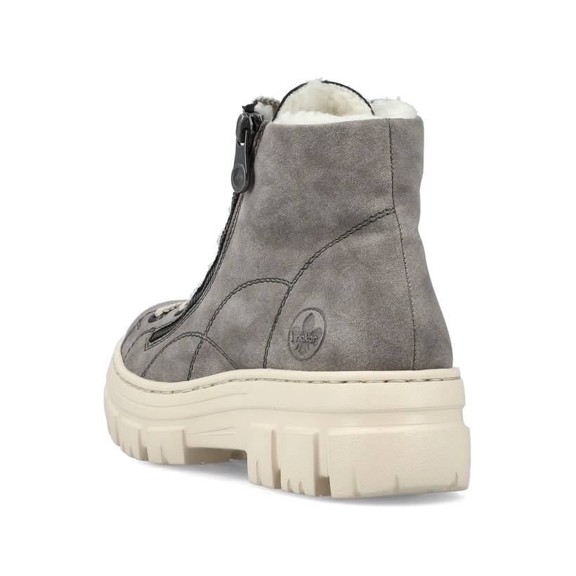Rieker Artikelnummer Z7410-40 Rieker Damen Schnürstiefel quarzgrau Hotsell