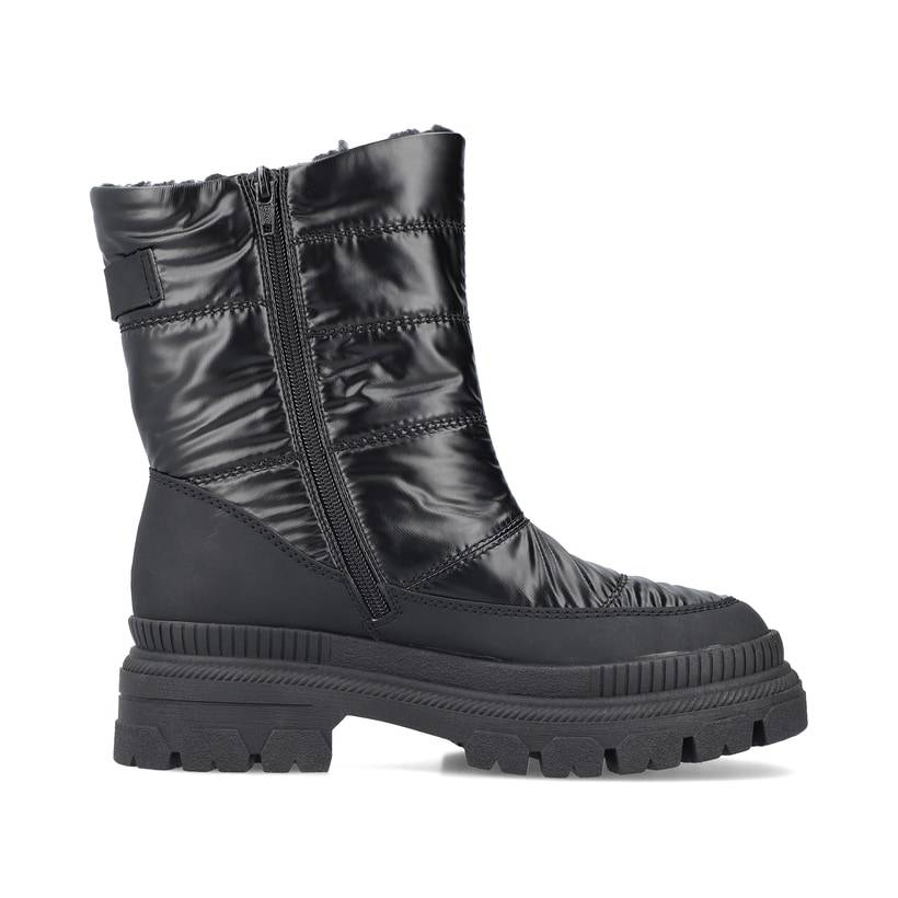 Rieker Artikelnummer Y9380-00 Rieker Damen Kurzstiefel glanzschwarz im Angebot