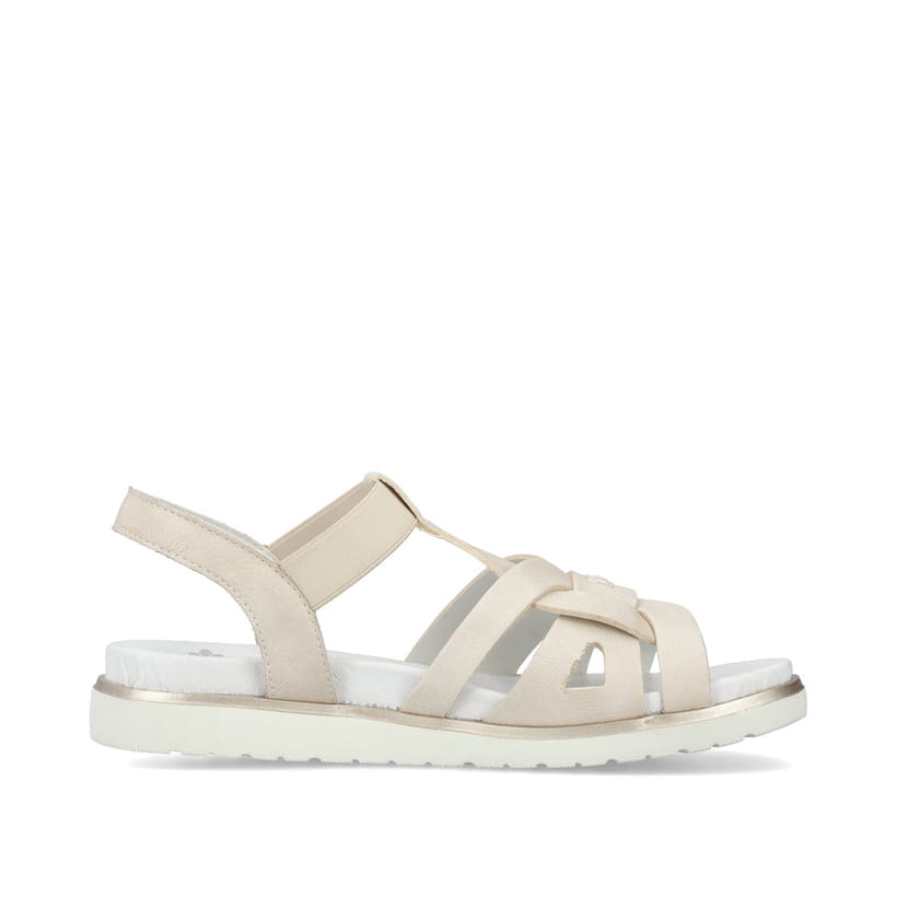 Rieker Artikelnummer V5052-80 Rieker Damen Riemchensandalen perlweiß Sonderangebot