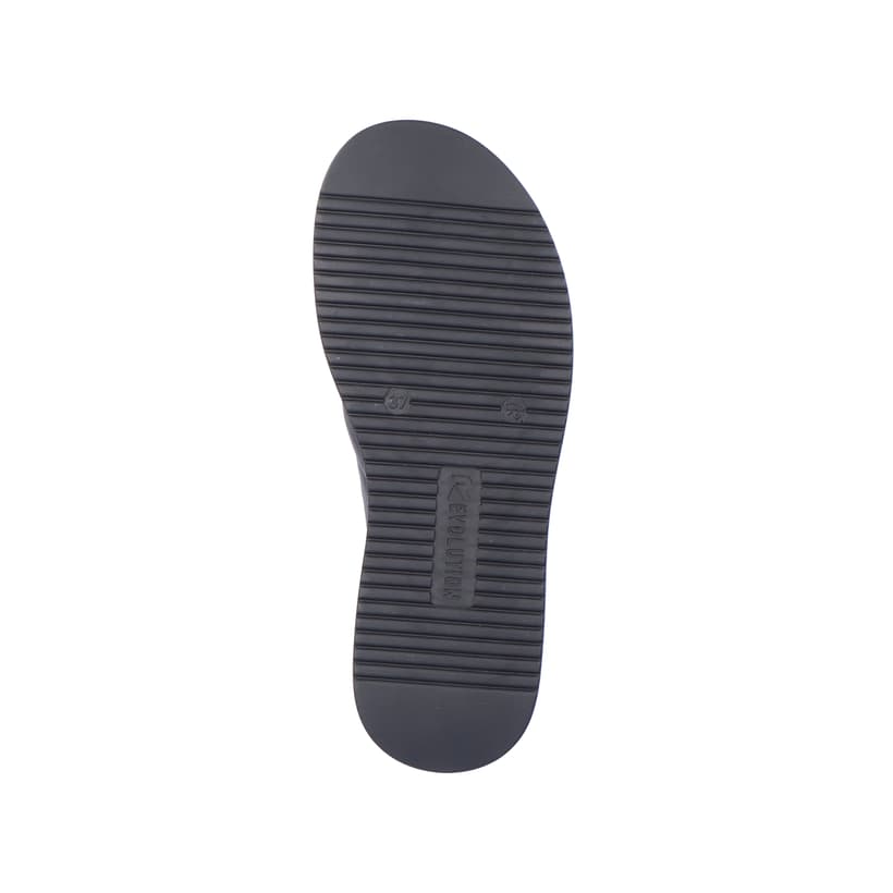 Rieker Artikelnummer W0802-00 Rieker Damen Pantoletten midnight black Versandkostenfrei