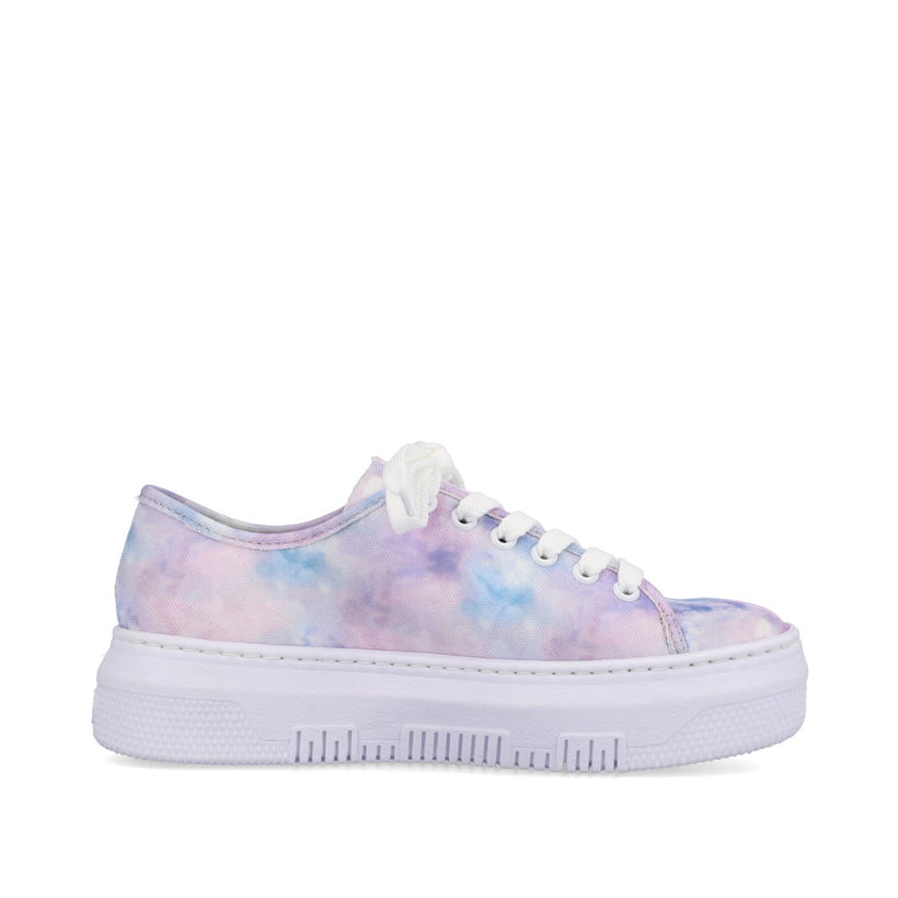 Rieker Artikelnummer M1943-90 Rieker Damen Sneaker Low multi-kristallweiß Preisnachlass