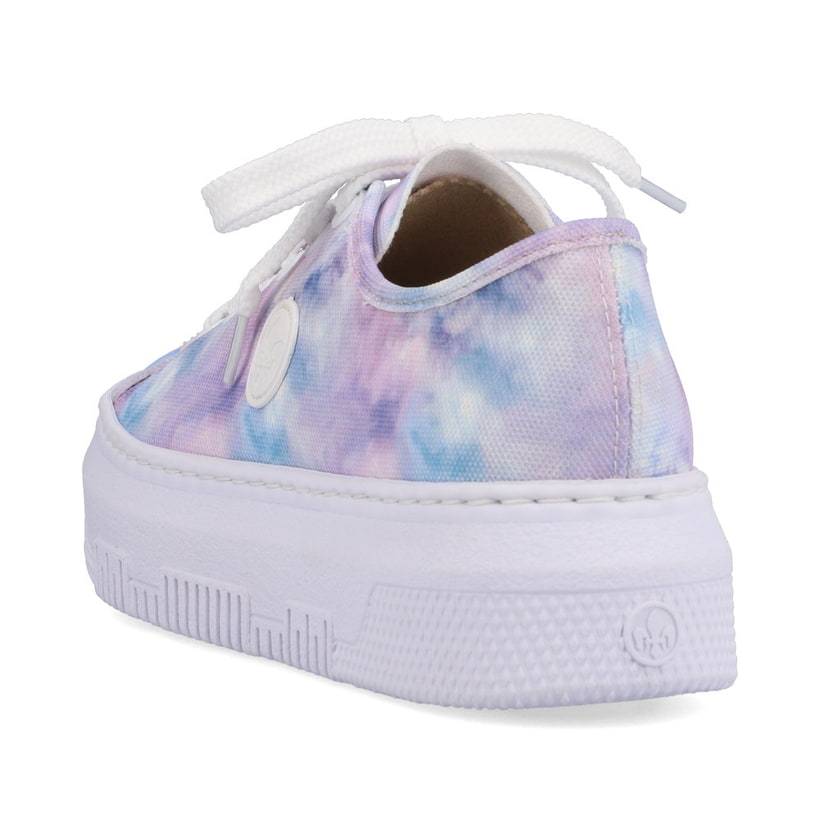 Rieker Artikelnummer M1943-90 Rieker Damen Sneaker Low multi-kristallweiß Preisnachlass