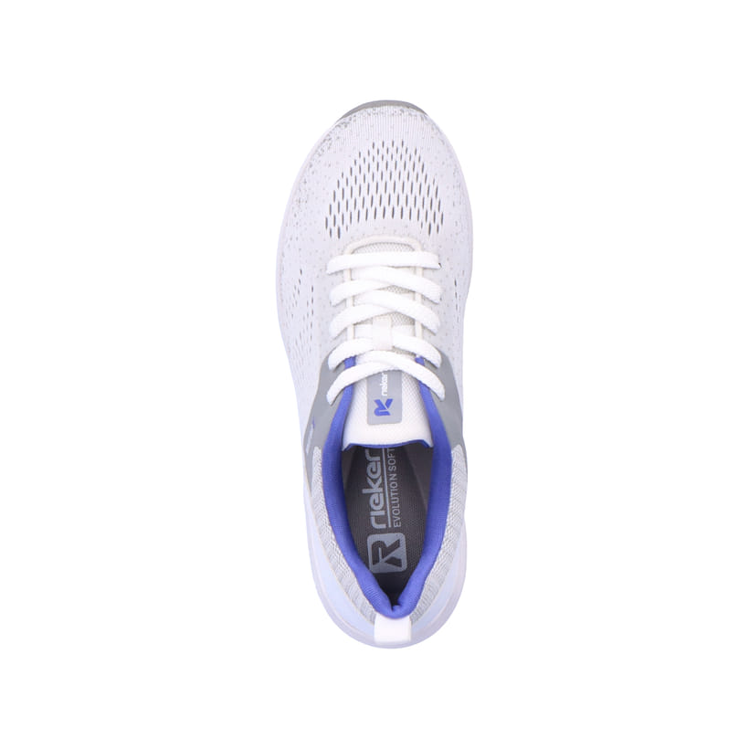 Rieker Artikelnummer 40410-80 Rieker Damen Sneaker Low frost white Saisonschlussverkauf