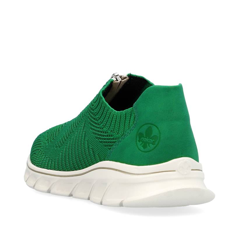 Rieker Artikelnummer 54057-52 Rieker Damen Slipper grasgrün Osterangebot