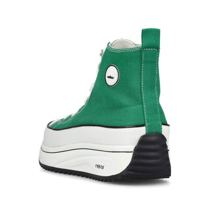 Rieker Artikelnummer 90010-52 Rieker Damen Sneaker High grasgrün Muttertagsangebot