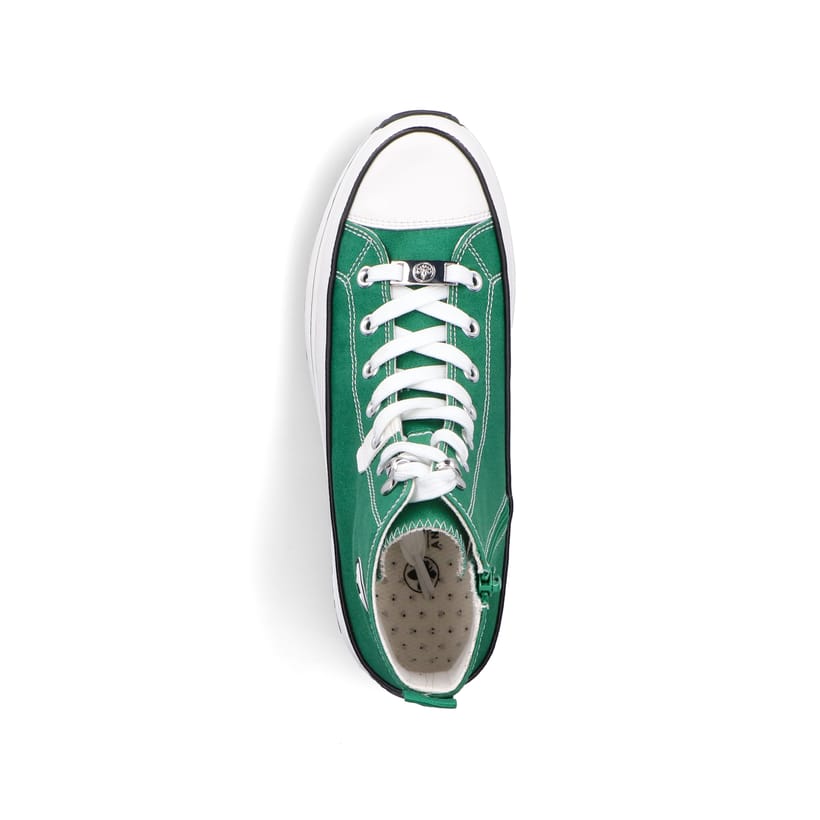Rieker Artikelnummer 90010-52 Rieker Damen Sneaker High grasgrün Muttertagsangebot
