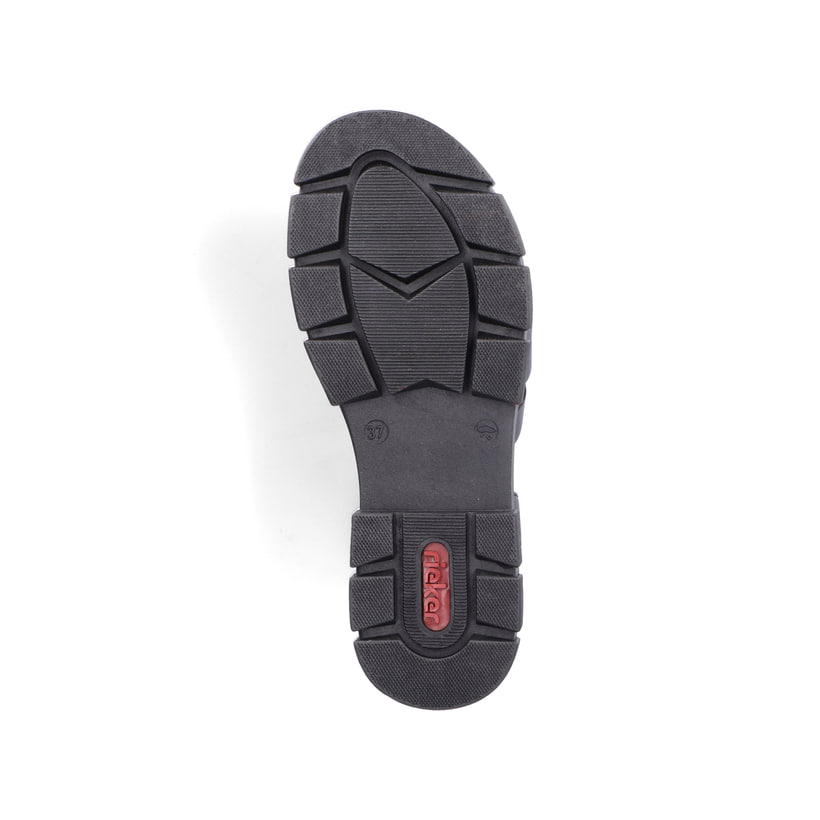Rieker Artikelnummer V5352-00 Rieker Damen Riemchensandalen asphaltschwarz Valentinstagsangebot