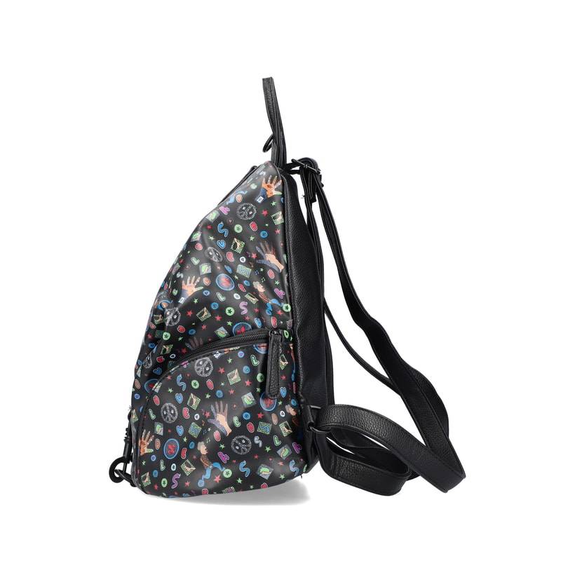 Rieker Artikelnummer H1055-02 Rieker Rucksack schwarz-gemustert Heißer Verkauf