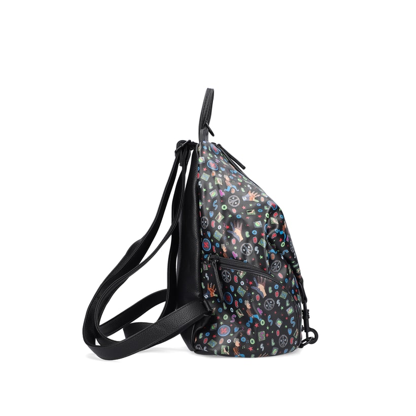 Rieker Artikelnummer H1055-02 Rieker Rucksack schwarz-gemustert Heißer Verkauf