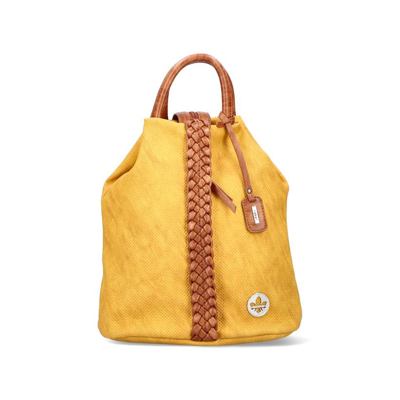Rieker Artikelnummer H1085-68 Rieker Rucksack goldgelb Kostenlose Rückgabe