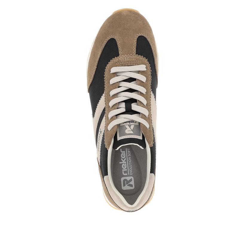 Rieker Artikelnummer U0301-64 Rieker Herren Sneaker Low cinnamon black Letzte 2 Tage