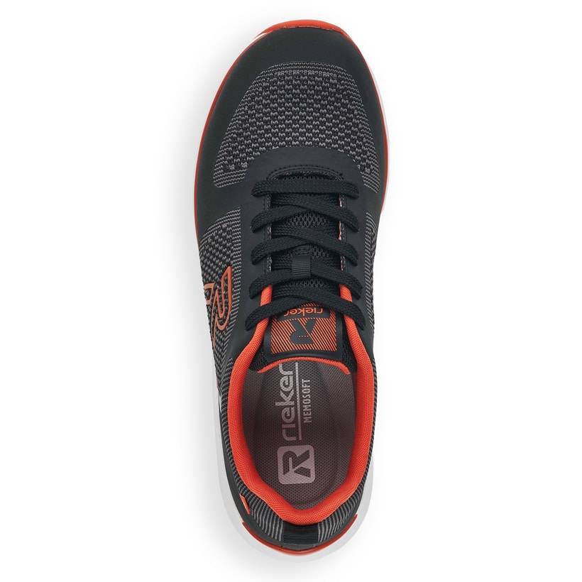 Rieker Artikelnummer 40402-00 Rieker Damen Sneaker Low urban-black rust-orange Bis zu 65% Rabatt