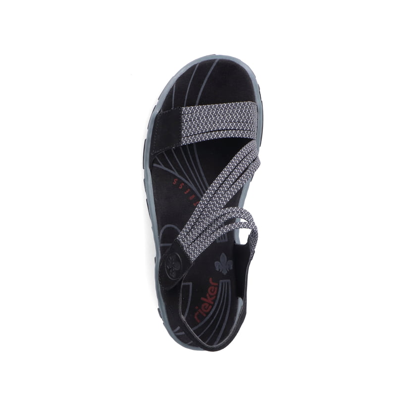 Rieker Artikelnummer 68871-00 Rieker Damen Trekkingsandalen graphitschwarz Discount Store für neue Produkte