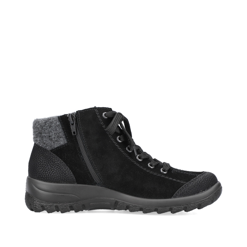 Rieker Artikelnummer L7132-01 Rieker Damen Schnürschuhe graphitschwarz Nur noch ein Tag übrig
