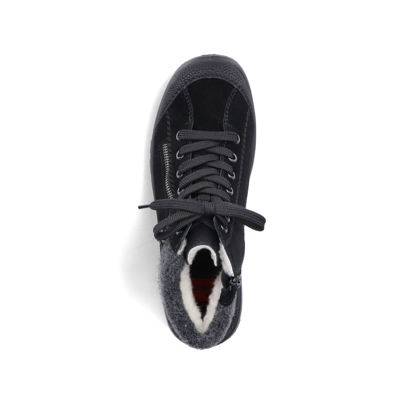 Rieker Artikelnummer L7132-01 Rieker Damen Schnürschuhe graphitschwarz Nur noch ein Tag übrig