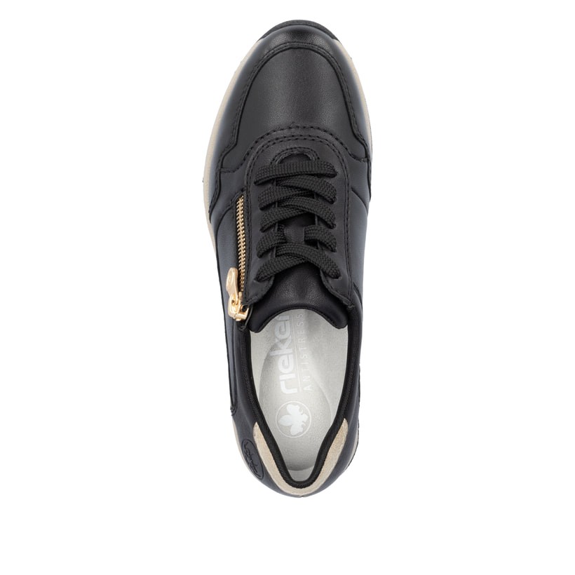 Rieker Artikelnummer N9301-00 Rieker Damen Sneaker Low mattschwarz Super Rabatt