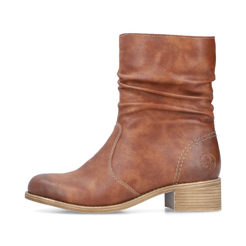 Rieker Artikelnummer 76581-24 Rieker Damen Stiefeletten nougatbraun Riesige Rabatte