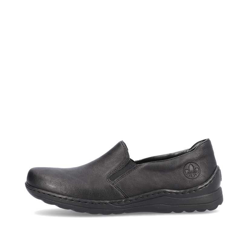 Rieker Artikelnummer 48964-00 Rieker Damen Slipper asphaltschwarz Clearance-Verkauf