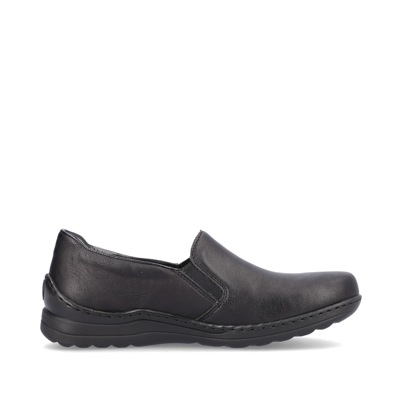 Rieker Artikelnummer 48964-00 Rieker Damen Slipper asphaltschwarz Clearance-Verkauf
